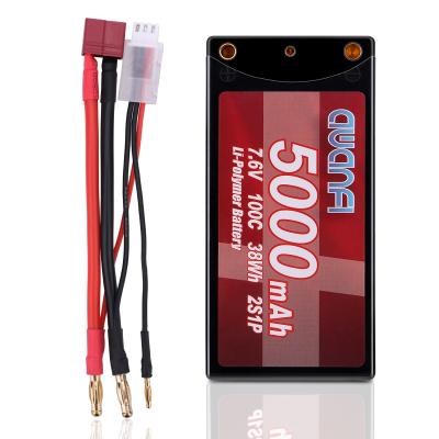 China High Quality Cheap High Voltage Toys 7.6v 5000mah Hardcase 3s Lipo Cell Battery For Rc Car for sale