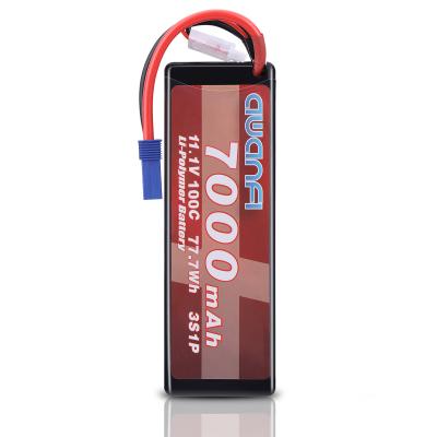 China AWANFI 11.1V 7000mAh 3S Lipo RC Toys Battery 100C with EC5 Plug for RC Car Truck Tank Racing Models for sale