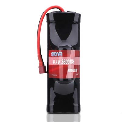 China Toys Low Temperature 8.4v 3600mah Low Temperature Nimh Battery Pack With Deans Plug For Most 1/10 Scale RC Car for sale