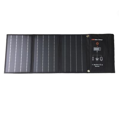 China Factory Direct Foldable Solar Panel 7W 10W 14W 21W 28W Solar Power USB Portable Charger Output Charger 10.63*7.48*1.38 Inches for sale