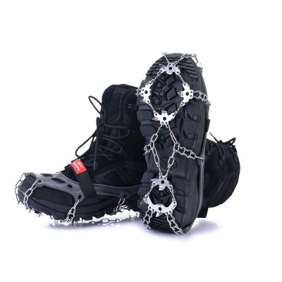 China Naturehike 13 19 Tooth Stainless Steel Ice Skidproof Snow Climbing Shoe Covers Anti-Skid Spike Cleats Crampons NH19HJ001/NH19HJ002 for sale