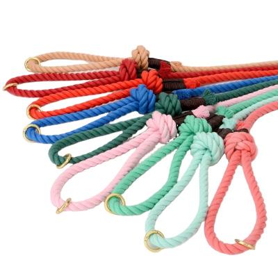 China DETACHED Pet Accessories Adjustable Nylon Braided Rope Dog Climbing Leash for sale