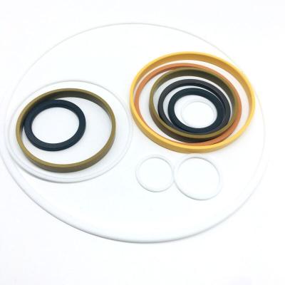 China Common Industry Factory Price High Pressure PTFE Ring Flat Gasket Die Cut 100% PTFE Flat Gasket Sealing Ring for sale