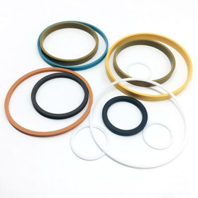 China Industry Cheap White Cylinder PTFE Ring PTFE Flat Gasket Hydraulic Gasket Gasket for sale