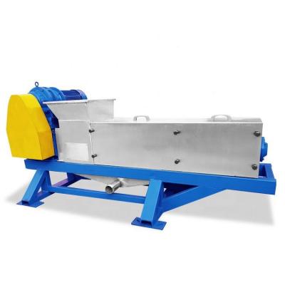 China food & Low Noise Organic Beverage Plant Waste Screw Press Dehydrator / Cassava Residue Screw Press Dewatering Machine for sale