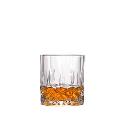 China New Wholesale Classic/Postmodern Tumbled Classic/Postmodern Clear Crystal Glass Whiskey Whiskey Wine Glass Drinking Cup for sale