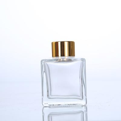 China Viable Factory Produced Premium Decorative Glass Perfume Reed Diffuser Bottle for sale