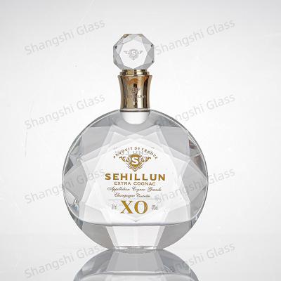 China 500ml 750ml Beverage Glass Bottle Wine Bottle Health Preservation Foreign Louis xiii Brandy XO Lead Free Foreign Wine Bottle for sale