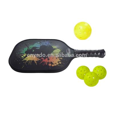 China China factory carbon fiber+ polyproplene racket wholesale set high end graphite carbon pickleball paddle set pickleball paddle set 4 balls 2 paddles for sale