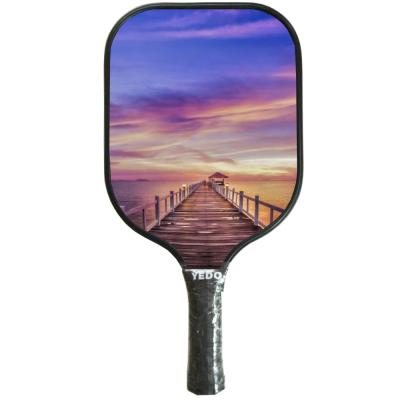 China Best Selling Pickleball Paddles Graphite Carbon Fiber Graphite Cushion Pickleball Racket Court Pickleball Paddle Game Outdoor Indoor Game Gifts for sale