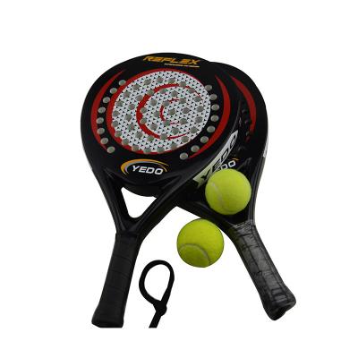 China 100% Fiberglass OEM padel durable carbon /3K/12K/18K carbon beach tennis padel rackets for sale