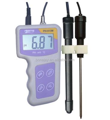 China digital portable tester pH /mV/Temp meter (with pH and Temp electrode) BJ-P013M for sale