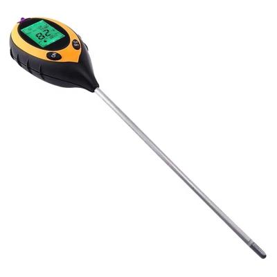 China Hot selling Moisture/pH/Temperature/sunlight display 4 in 1 meter soil survey instrument for sale