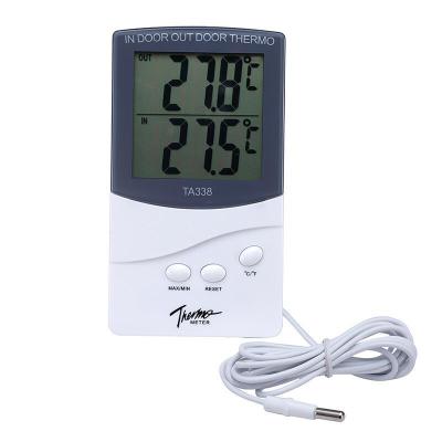 China TA338 12.5*7*1.9cm indoor and outdoor digital thermometer for sale