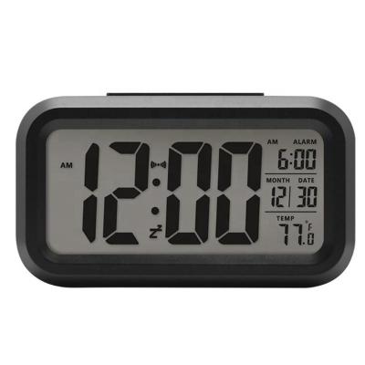 China LED Digital Luminous Alarm Clock Backlight Display Temperature Electronic Intelligent Mute Alarm Clock and Calendar Nap Function for sale