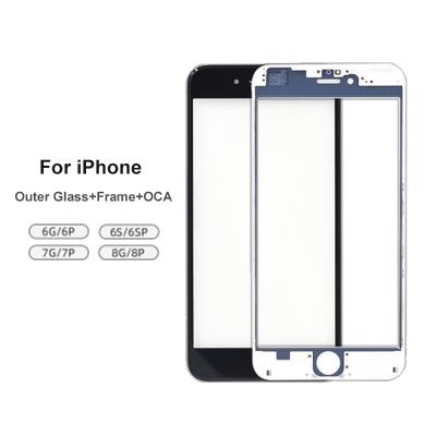 China High Quality Touch Screen Glass Outer Glass Lens With OCA Glass Lens With View For iPhone 6 6p 6s 6sp 7 Outer Glass Lens 7p 8 8p For iphone 6 6p 6s 6sp 7 7p 8 8p for sale