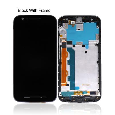 China Wholesale Black LCD Display Digitizer With Frame For MOTO E3 Display Touch Screen + 5 Inch Frame Assembly for sale