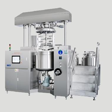 China Viscosity Liquid Cosmetic Emulsifier Mixer 5000L Vacuum Emulsifying Homogenizer for sale