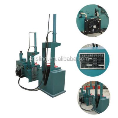 China Wire Rope Factory Supplier Wire Rope Splicing Machine Chinese 10mm--32mm YQZJ32-C32 1270mm 2170mm 502 Kg NC; BEI 630mm 380V 50hz BJTM BLUE for sale