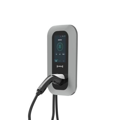 China Home Charging AC Charger 7kw-11kw-Wallbox-22kw-Fast-Ev Mini Ev-Charger-Wallbox q8 Ev Wallbox for sale