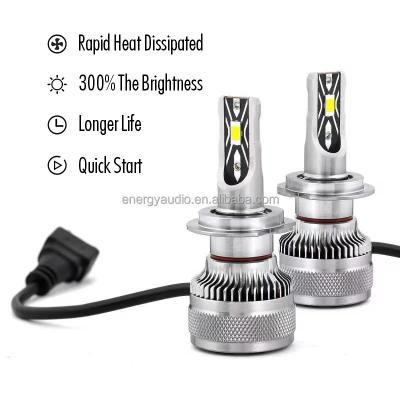 China 2023 New Arrival NRG Automotive Led Headlight Lighting 40W 4000LMS 6000K H1 H3 H4 H7 H13 9004 9005 9006 9007 CSP Chip H11 Car LED Headlight Bulbs for sale