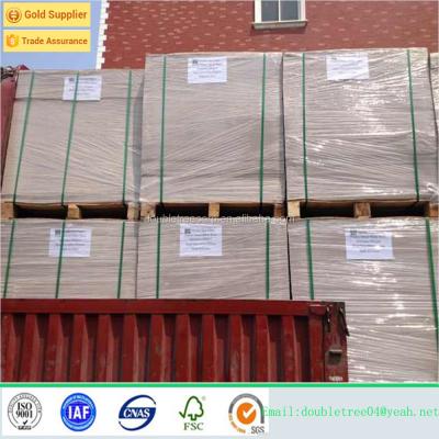 China Moisture proof duplex paper with gray back, coated duplex board with white back, porcelain paper and board mills for sale