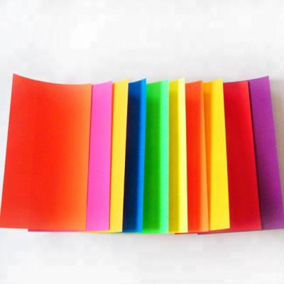 China Anticurl Neon Fluorescent Color 70gsm Paper For Sticky Notes / Origami / Printing From China Factory for sale