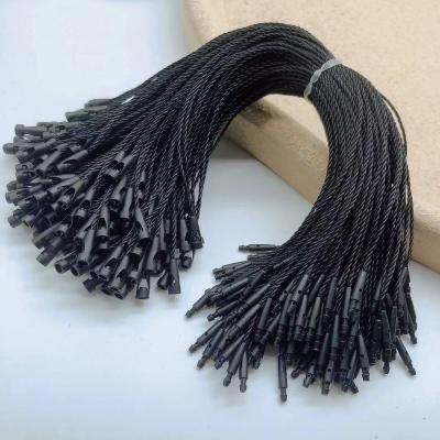 China Other Bullet String Seal Label Clothing Rope Hang Tag Strings Paper Tag Loop for Clothes Strings and Bags Thread Plastic Seal Strings for sale