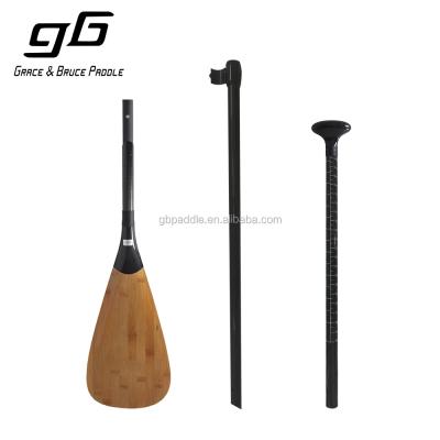 China SIP Unisex Paddle Veneer Bamboo Blade 3 Piece Adjustable Paddle For Surfing for sale