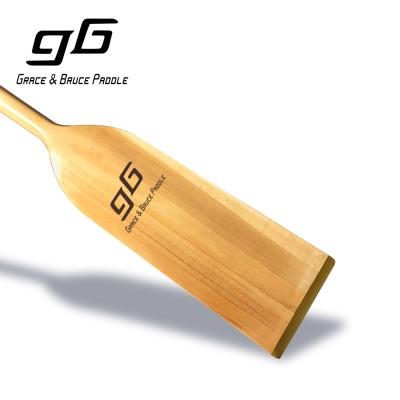 China High ridged blade made of durable wooden Dragon Boat Paddle 51 in. in length for water sport packaging for sale