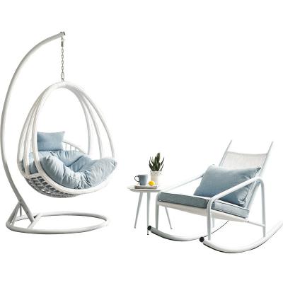 China UV Resistance Modern Outdoor Dining Chair Outdoor Hanging Chairs And With Rocking Chairs for sale