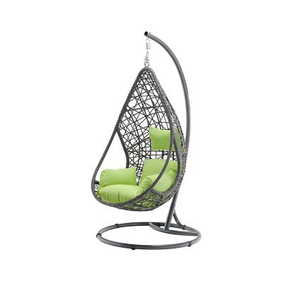 China UV Resistance Outdoor Rattan Egg Chair Outdoor Hanging Chairs For Home Garden And Patio for sale