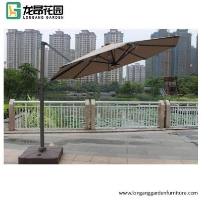 China Large 2.5*2.5m/3*3m/Dia 3m Sun UV Outdoor Patio Umbrella Garden Umbrella Parasol Aluminum Windproof Factory for sale