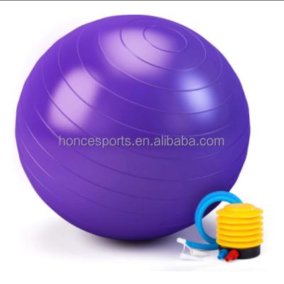 China High Quality Anti Burst Eco-friendly PVC Eco-freindly PVC Home Gym Fitness Yoga Ball 55/65/75/85cm Yoga Ball for sale