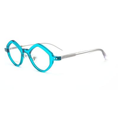 China 2022 other new artificial glasses frame acetate monocle frame ladies shape monocle frame for sale