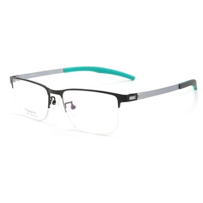 China IN LIST Good Price Good Quality Optical Glasses Frame Titanium Frame Men's Glass Frame for sale