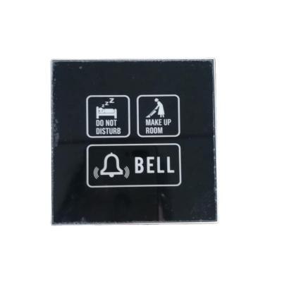 China Modern LED Do Not Touch Hotel Doorbell Switch Door Switch for sale