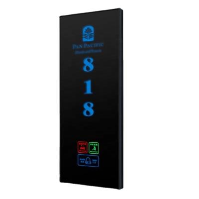 China Hot Modern Hotel Touch Screen Switch Smart Doorbell Door Plate Switch for sale