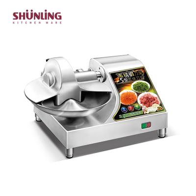 China Hotels SUS 304 Plant High Speed ​​Small Electric Food Bowl Cutter For Meat Sausage Machine for sale