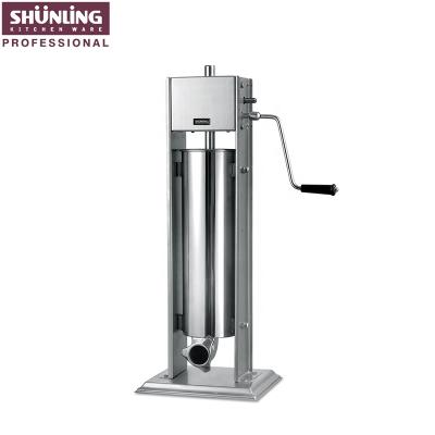 China Hotels Commercial Stainless Steel 7L Sausage Stuffer For Sale for sale