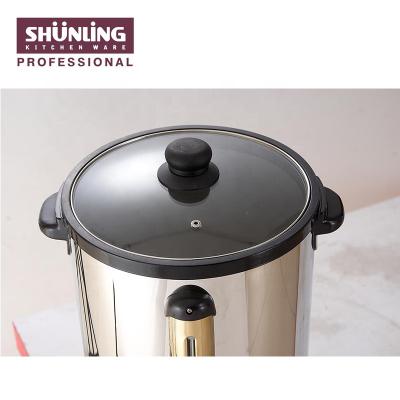 China 360 degree rotation base 30 liter electricstainless steel water kettle kitchen equipment for sale