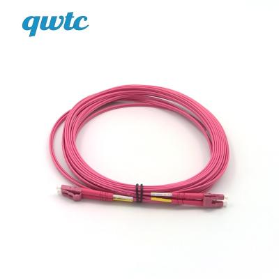 China FTTH LC/UPC-LC/UPC 50/125um OM4 Indoor Outdoor Multimode Simplex Duplex For Fttx Project Fiber Optic Patch Cord for sale