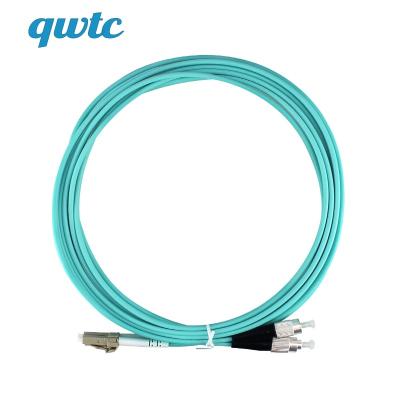 China Wholesale Indoor Outdoor FTTH Customized LC To FC UPC Core Duplex OM3 Indoor Multimode MM Aqua Waterproof Fiber Optic Cable Patch Cord /APC 2 for sale