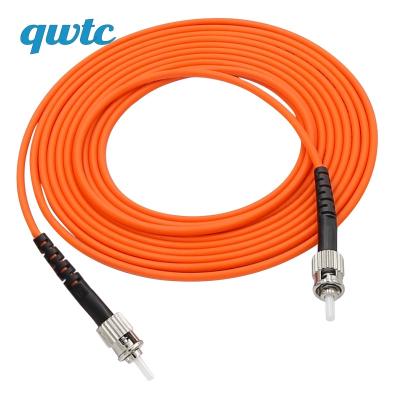 China Best FTTH Indoor Outdoor Factory Price St UPC APC OM1/OM2 50/125 Simplex 1M/3M/5M LSZH Armored Multimode Fiber Optic Patch Cord ST for sale