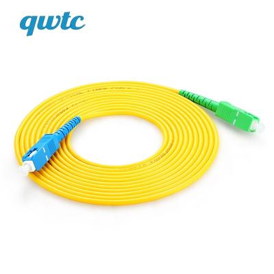 China Indoor Single Mode C657A 1 Core Outdoor High Quality FTTH Fiber Patch Cord Simplex SM SC UPC To SC APC Indoor Fiber Patch Cable for sale