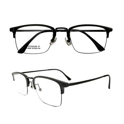 China 2020 Classic Ultem Reading Prescription German Material Rimless Eyeglass German Material Glass Titanium for sale