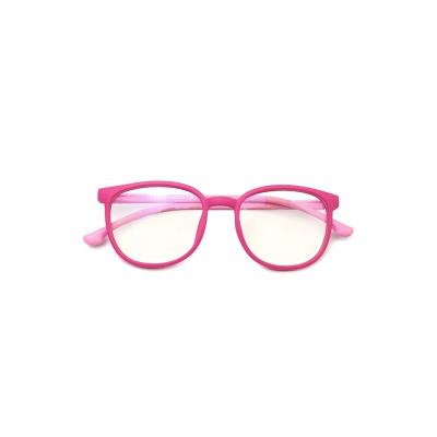 China New Next Soft Rose Pink Spectacles Plastic Silicone Kids Material Glass for sale