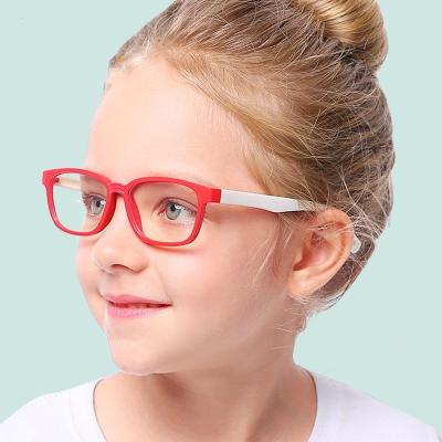 China Full-rim Cute Kids Full-rim Glass Eyewear Glasses With Anti Optical Blue Light Frames TR90 Glasses for sale