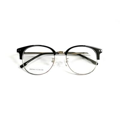 China Custom Imitation Wood Grain Fashion Glass Imitation Wood Grain Frames,Acetate Metal Optical Eyewear For Women for sale