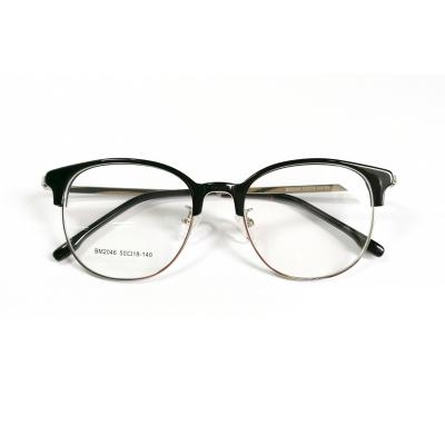 China Custom Factory Price RETRO Glass Metal Material Acetate Optical Frame RETRO for sale